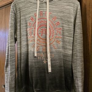 American Fighter Gray and Black Ombre Hoodie